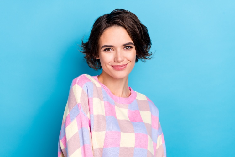 Floral and Plaid Prints - Pullover