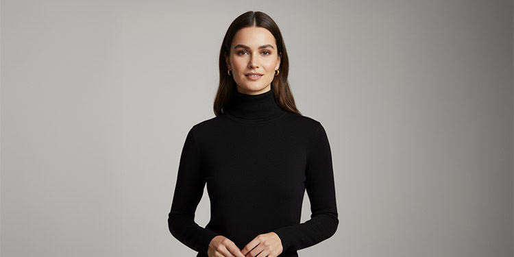 Black Turtlenecks pullover
