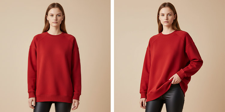 Übergroße Sweatshirts