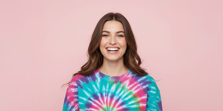 Sweatshirts mit Batik-Muster