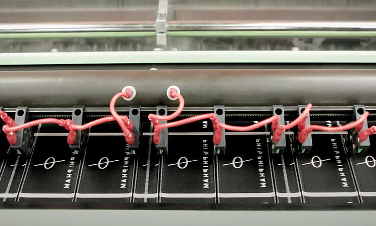 Produktion von Logo Labels