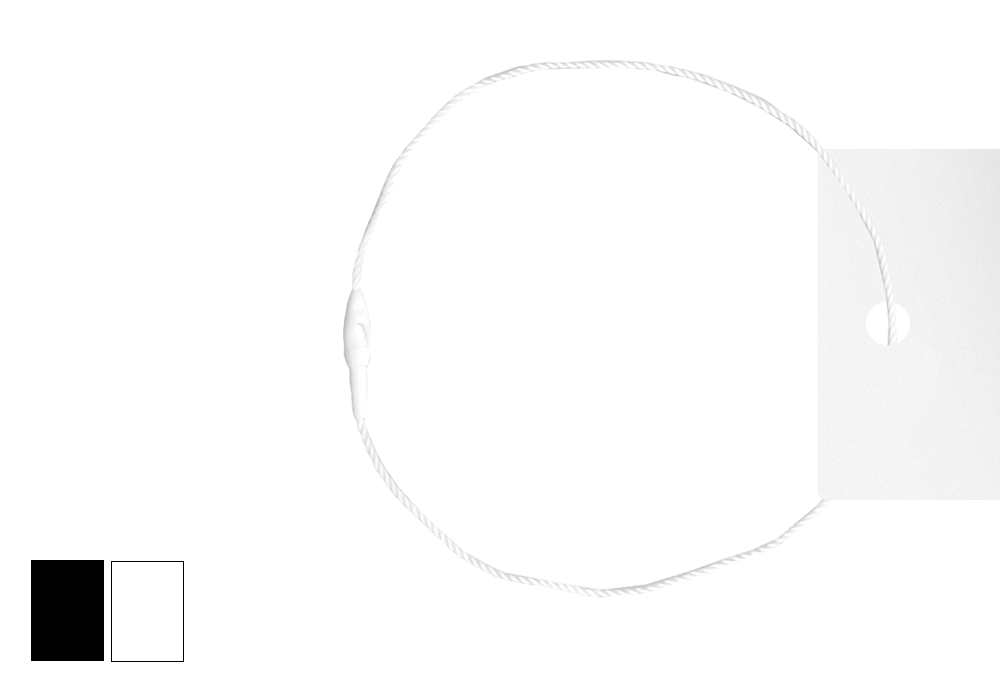 Hangtag Kordeln mit Snap Verschluss